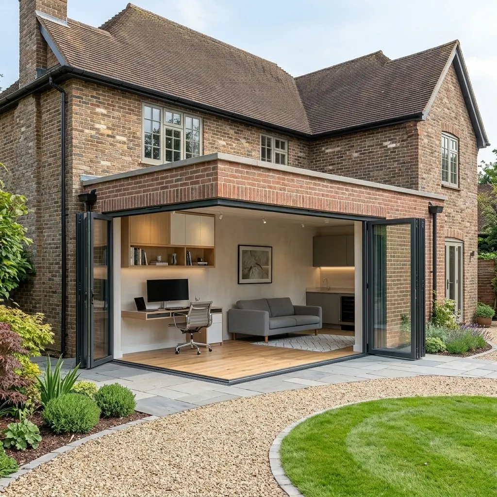 Single-storey rear extension with bi-fold doors — Brightwork Builders Buckinghamshire