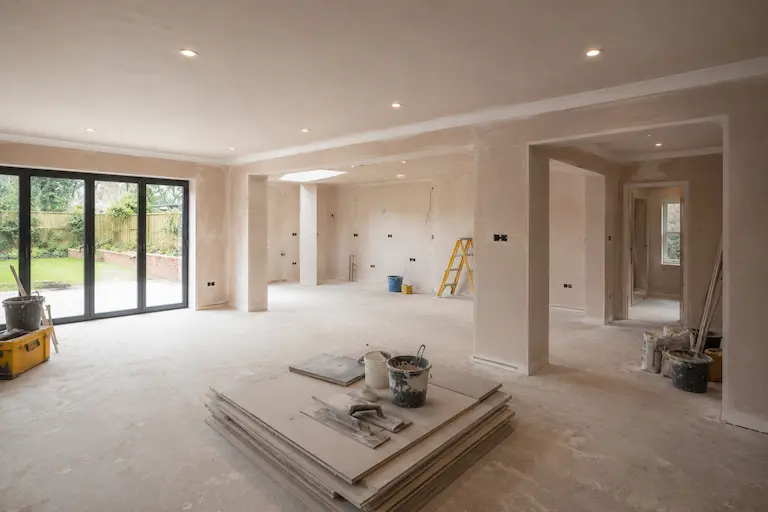 Replastering dry lining